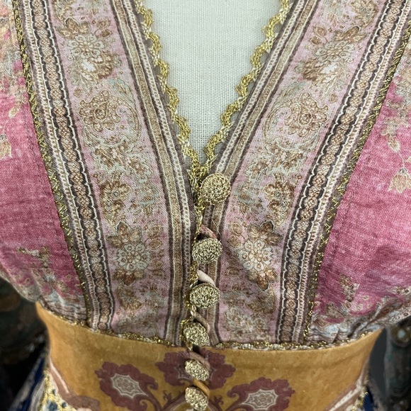 Elegant Multicolor Bohemian Maxi Dress - Picture 6 of 6